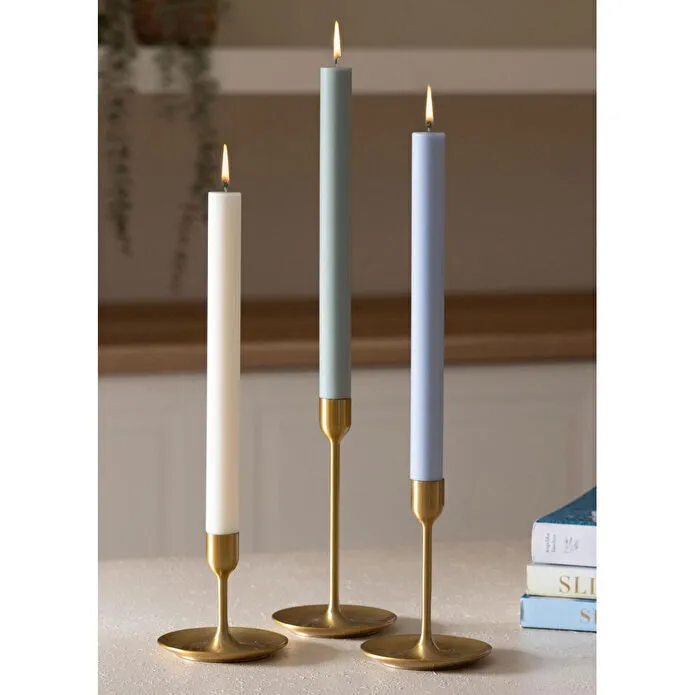 The Mia Şamdan Mumu Beyaz 30 Cm