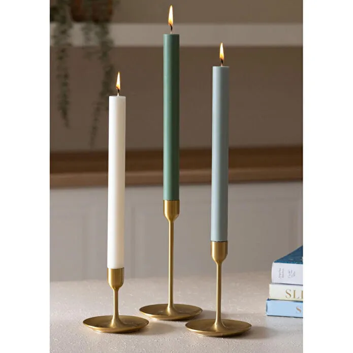 The Mia Şamdan Mumu Beyaz 30 Cm