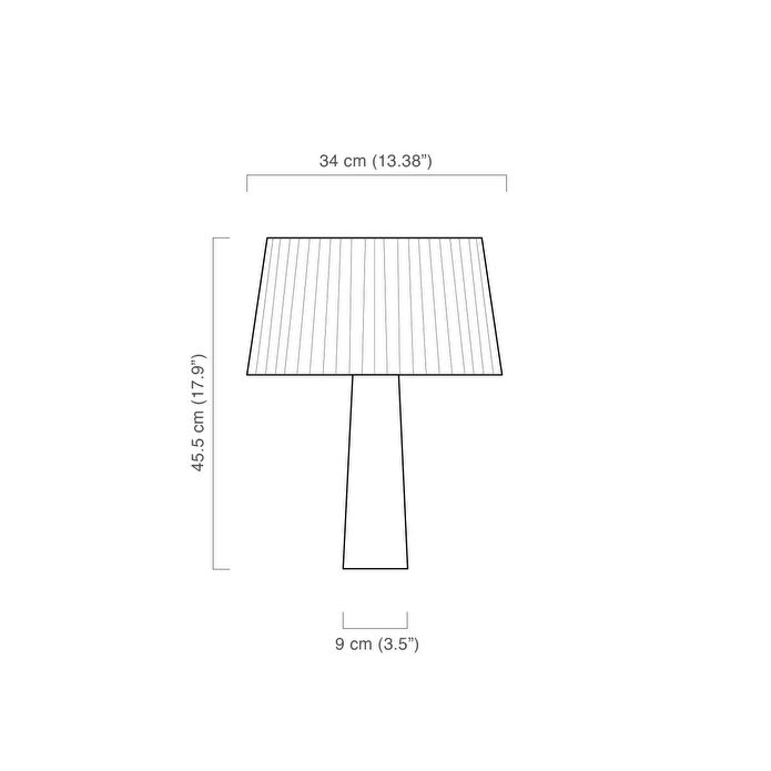 Soli Workshop Esenta Small Ahşap Masa Lambası - Meşe