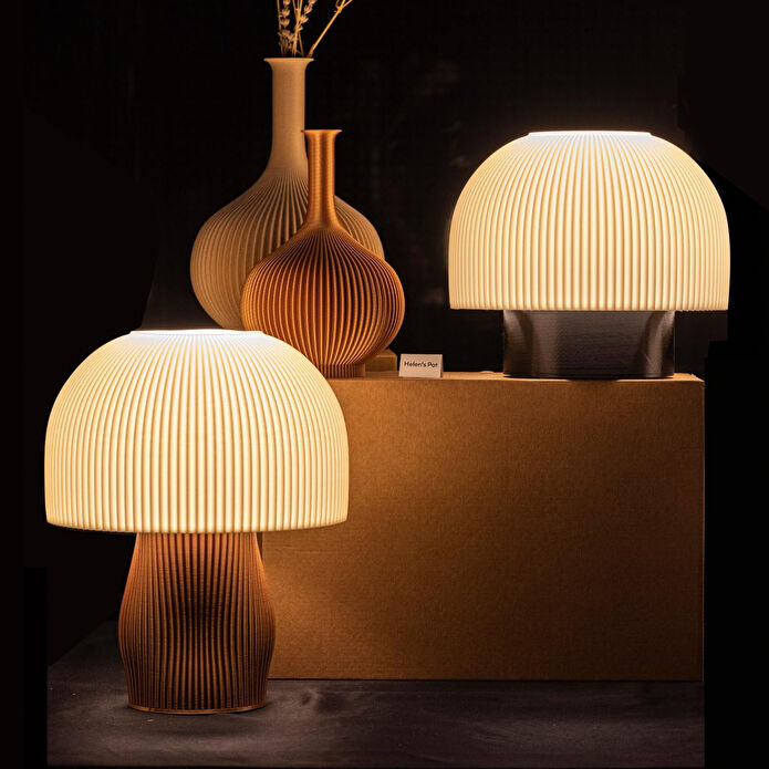 Soli Workshop Pico Minus Masa Lambası - Ahşap