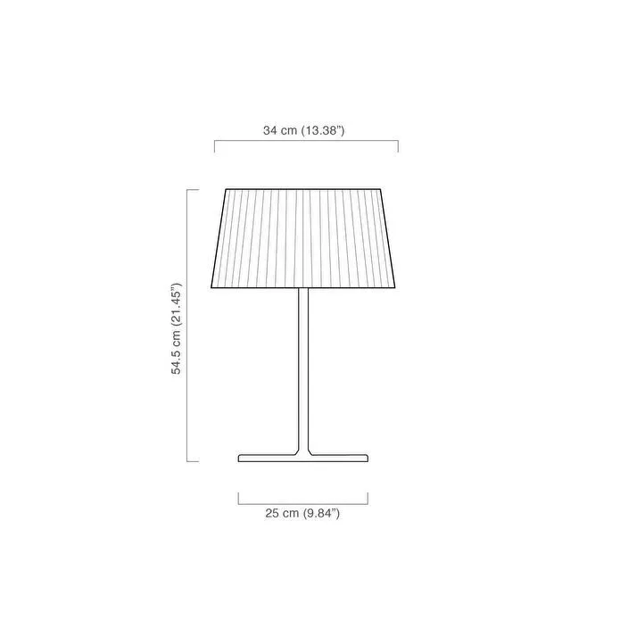 Soli Workshop Esenta Small Metal Masa Lambası - Bordo