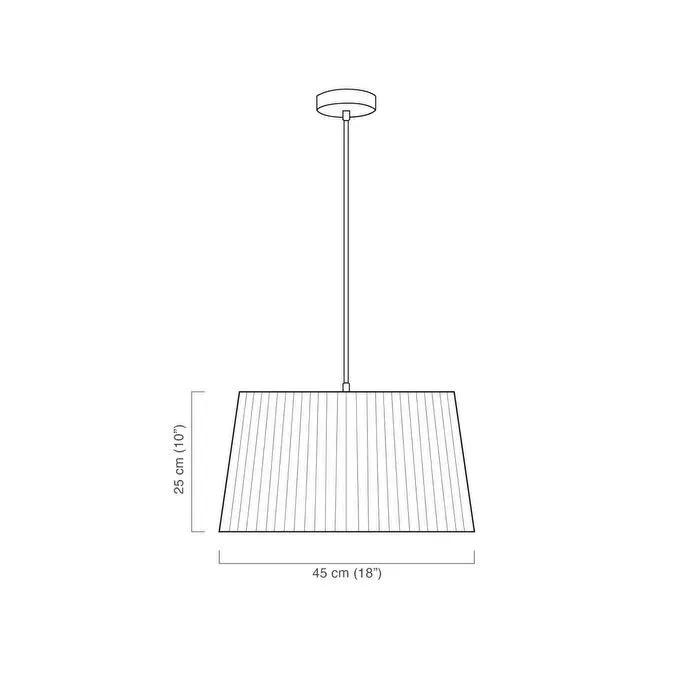 Soli Workshop Esenta Medium Kumaş Sarkıt Aydınlatma