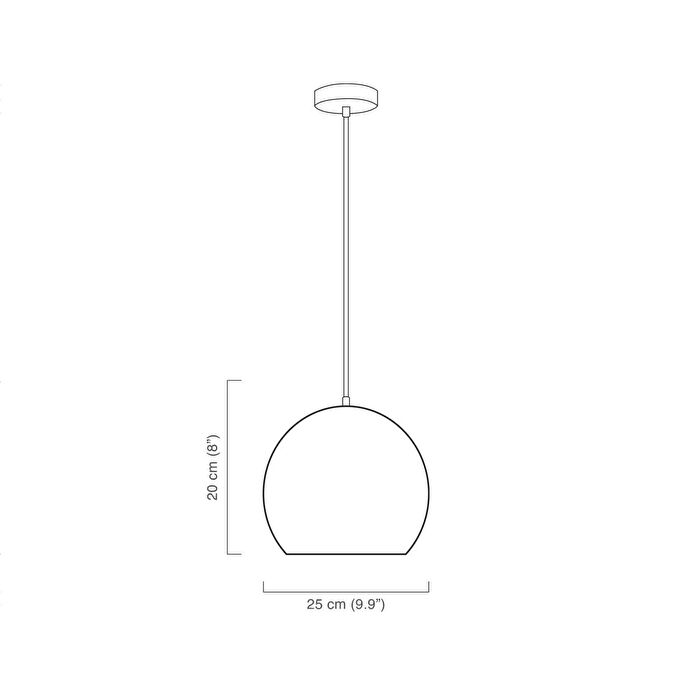 Soli Workshop Alva Small Sarkıt Aydınlatma - Walnut