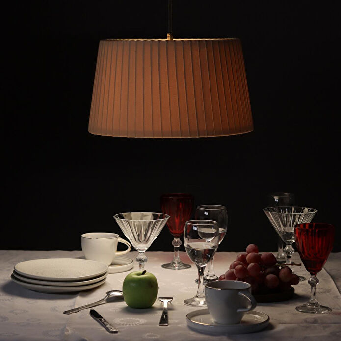 Soli Workshop Esenta Small Kumaş Sarkıt Aydınlatma