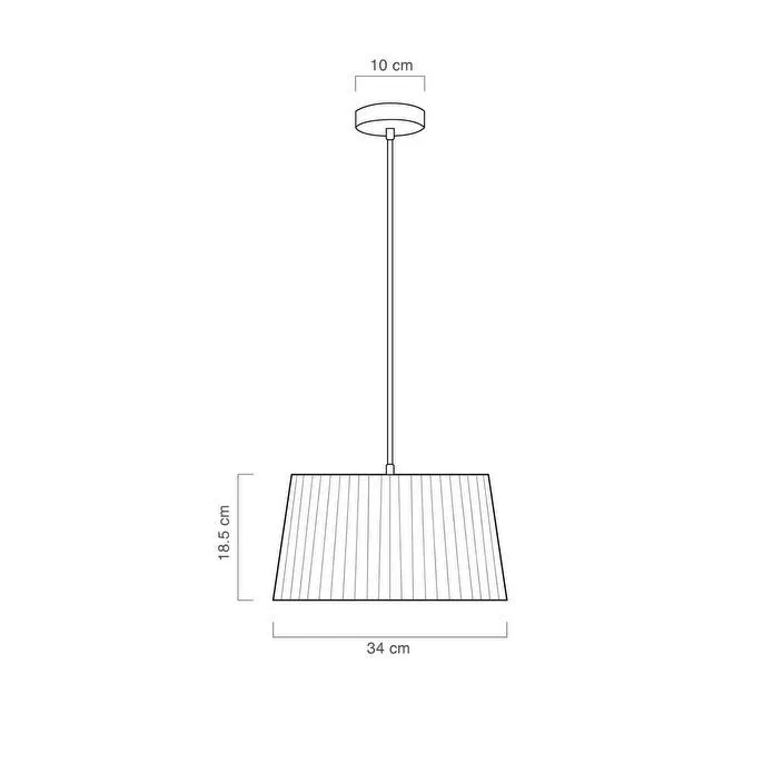 Soli Workshop Esenta Small Kumaş Sarkıt Aydınlatma
