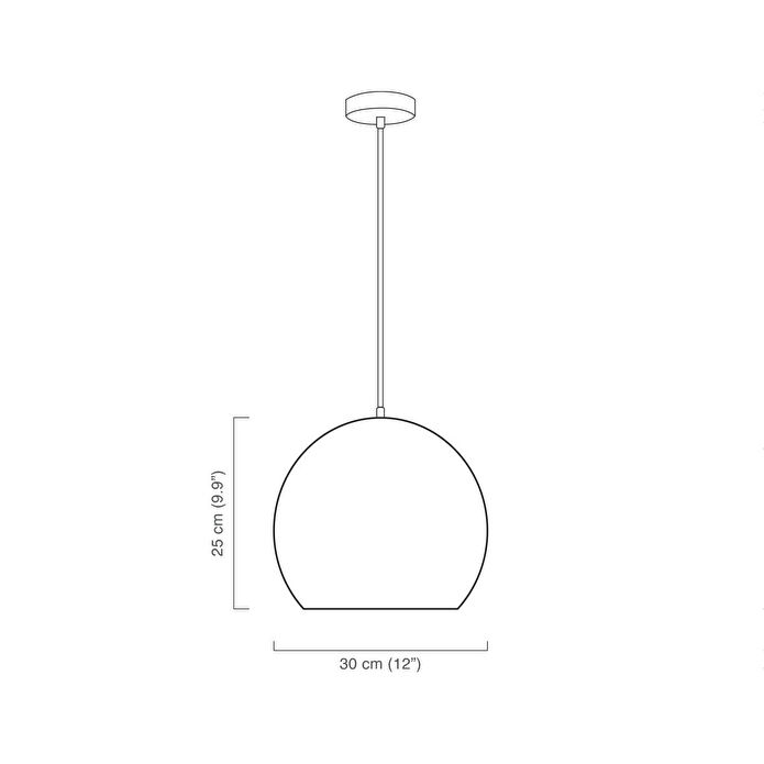 Soli Workshop Alva Medium Sarkıt Aydınlatma - Walnut