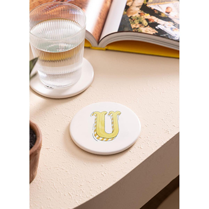 The Mia Harf Bardak Altlığı U