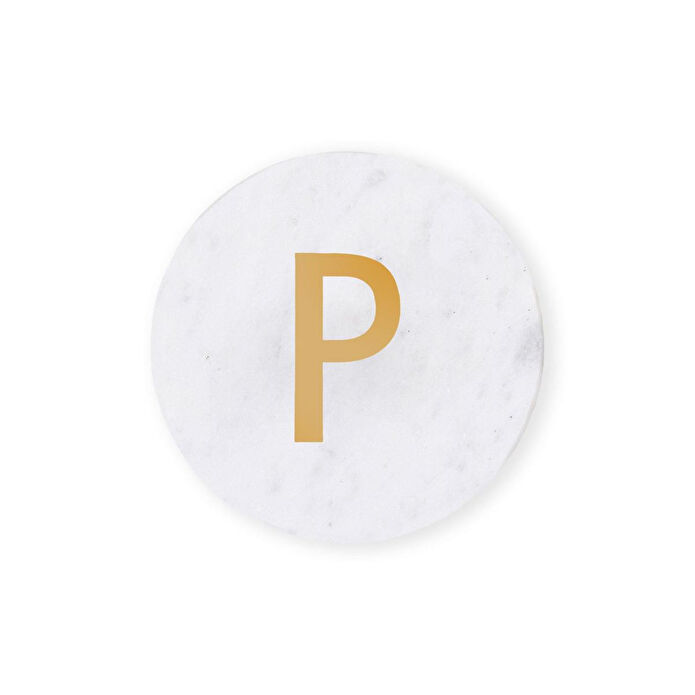 The Mia Mermer Bardak Altlığı P