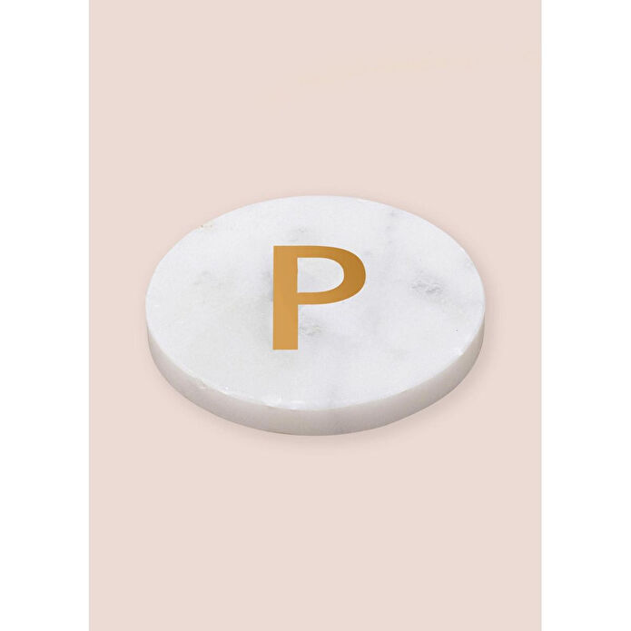 The Mia Mermer Bardak Altlığı P