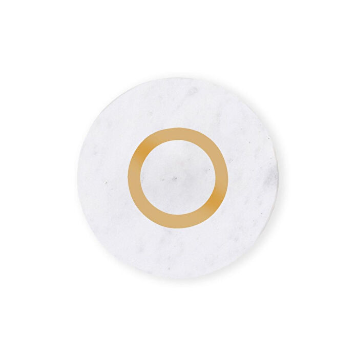 The Mia Mermer Bardak Altlığı O