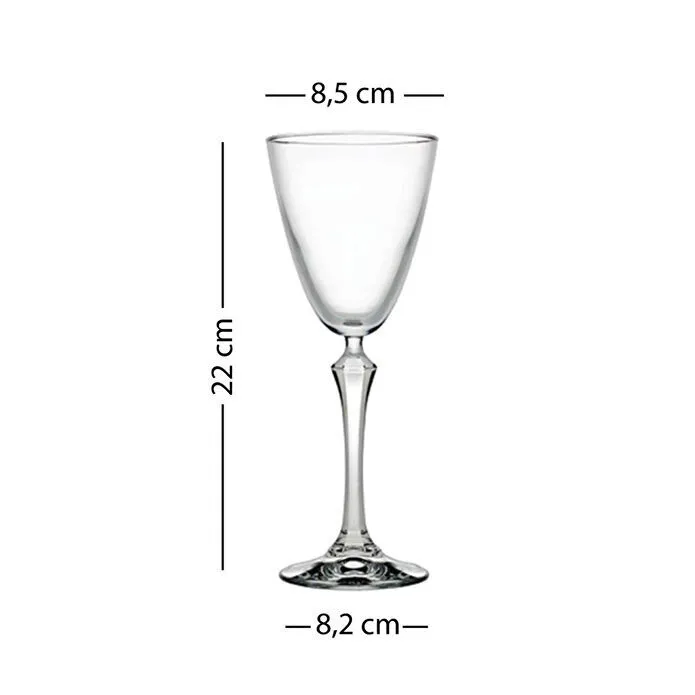 Rakle Star 4'lü Kadeh Seti 255 Cc