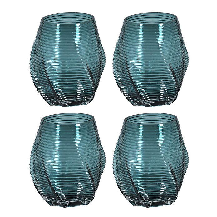 Lucky Art Florence Lucky Art 4lu Cam Su Bardagı Seti Mavi