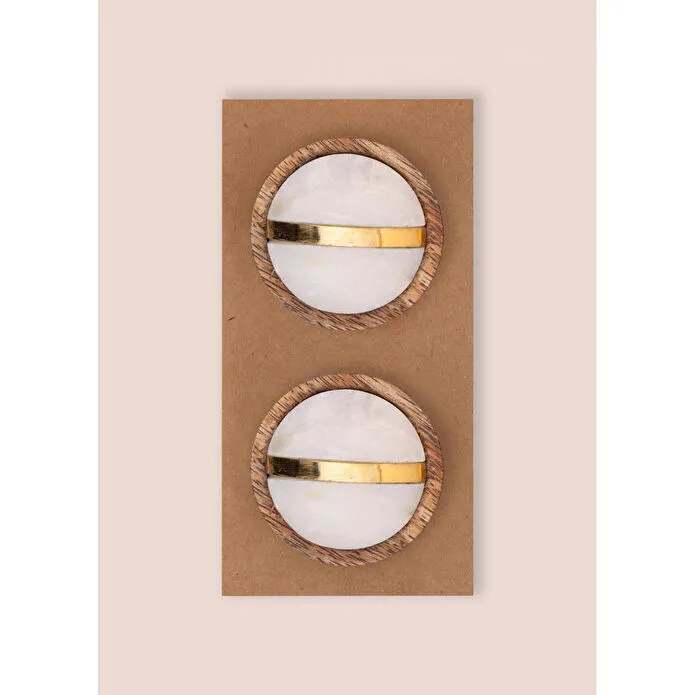 The Mia Mermer Çekmece Ve Dolap Kulbu 2li Set Klp21