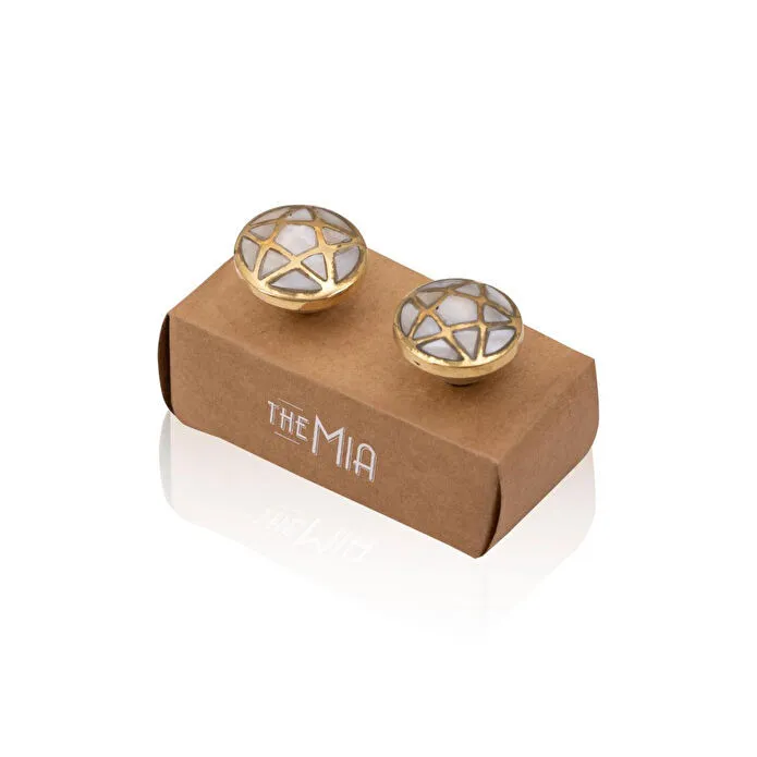 The Mia Pirinç Çekmece Ve Dolap Kulbu 2li Set Klp19