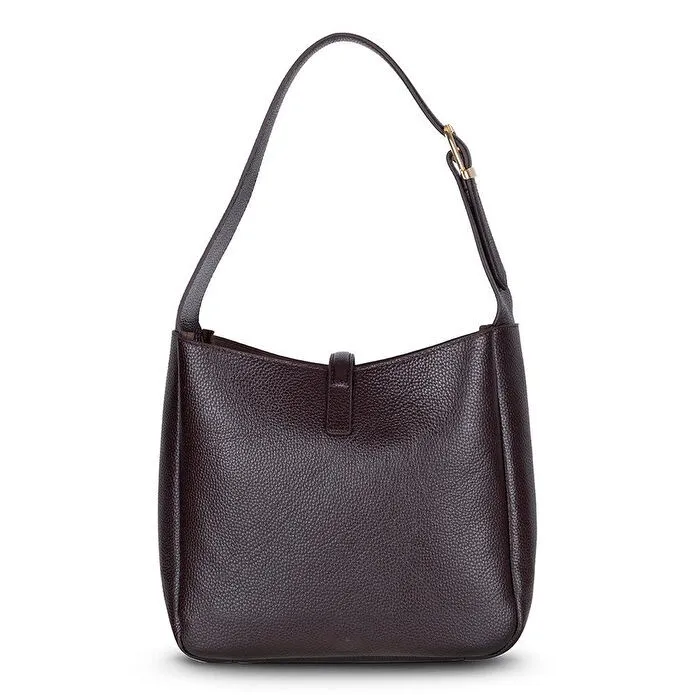 Bloominbag Ravello Cimbrone Espresso Brown Leather Shoulder Bag / Deri Omuz Çantası