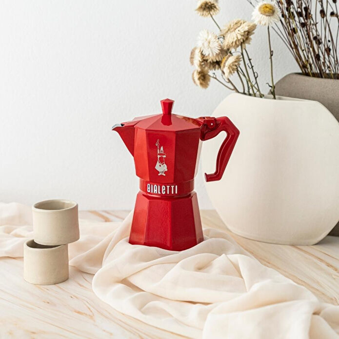 Bialetti Moka Express Excl. Kırmızı 6 Cup