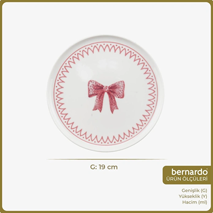 Bernardo Ribbon 6 Parça Pasta Takımı