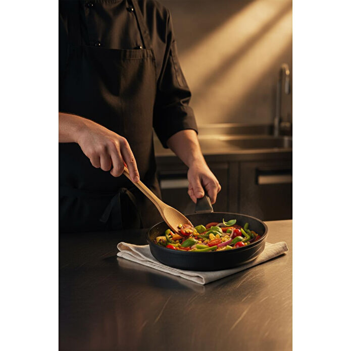 Bernardo Arista 5 Parça Seramik Döküm Tencere Seti Siyah