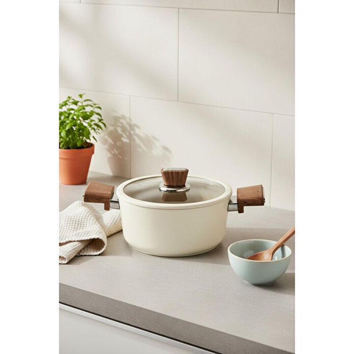 Bernardo Mayasa 7 Parça Seramik Tencere Seti Fil Dişi