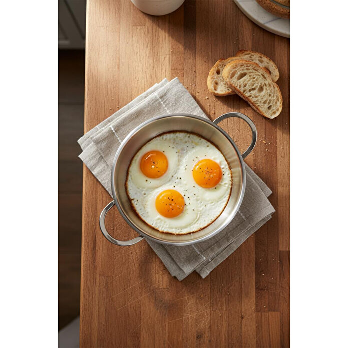 Bernardo Meyra 6 Parça Çelik Sahan Seti