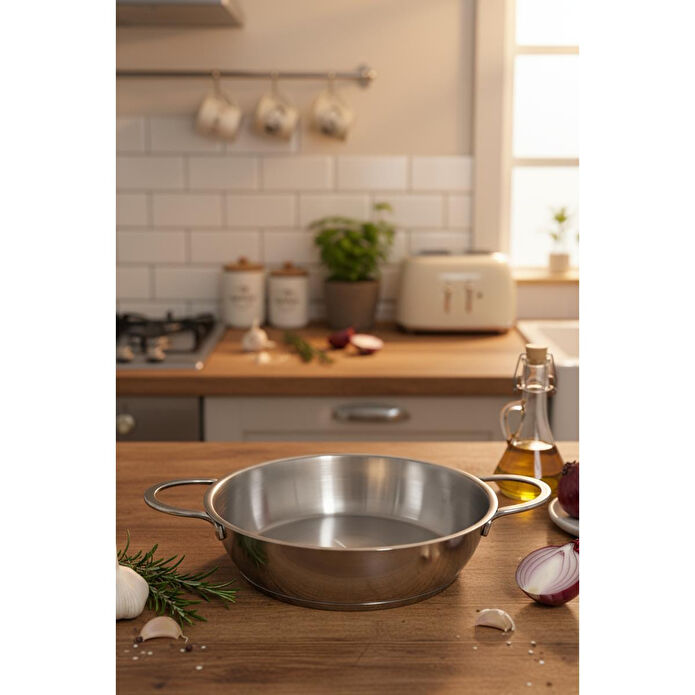 Bernardo Macro 2 Parça Çelik Tava Seti