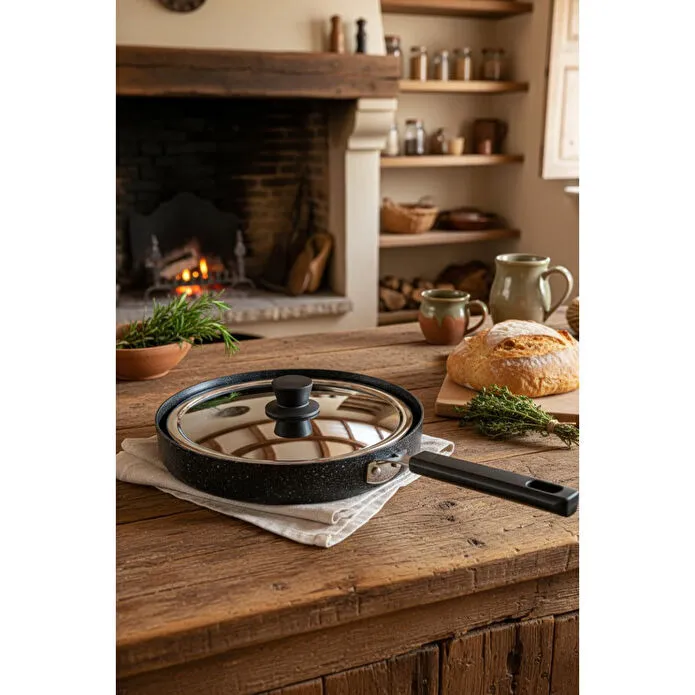 Bernardo Wave 32cm Granit Balık Tavası