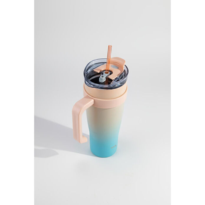 Bernardo Alto Pipetli Termos Bardak Turkuaz 1000ml