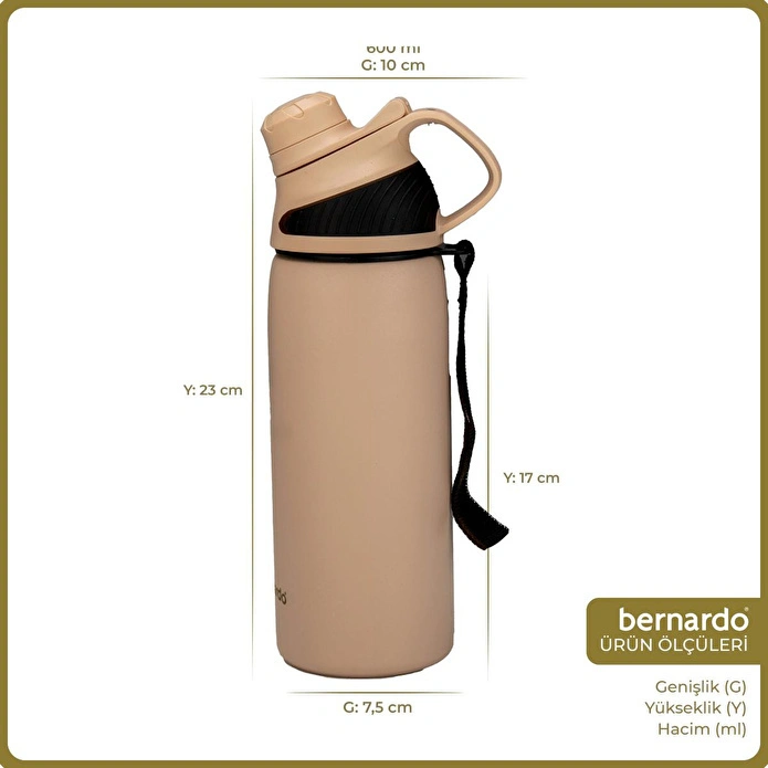 Bernardo Viva Termos Matara Pembe 600ml