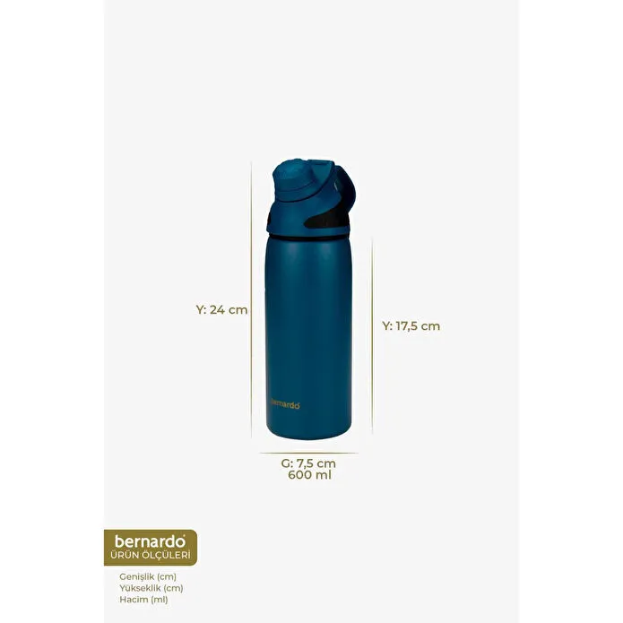 Bernardo Viva Termos Matara Lacivert 600ml