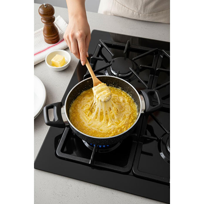 Bernardo Anita 13 Parça Tencere Seti Siyah