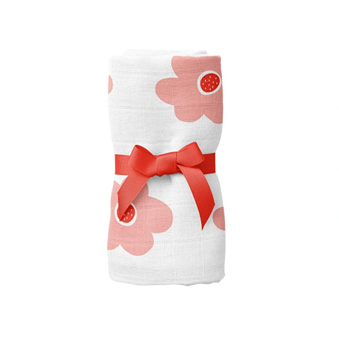 Itsy Bitsy Kids Amulet Blossom Bloom , Müslin Bebek Örtüsü , 100x100 Cm