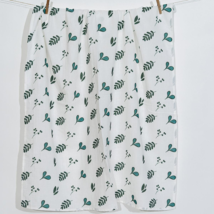 Itsy Bitsy Kids Petit Fleur Garden , Müslin Bebek Örtüsü , 100x100 Cm