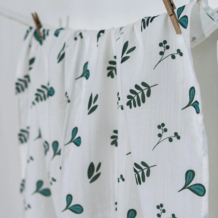 Itsy Bitsy Kids Petit Fleur Garden , Müslin Bebek Örtüsü , 100x100 Cm