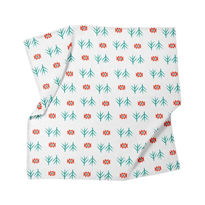 Itsy Bitsy Kids Petit Fleur, Müslin Ağız Mendili , 40x40 Cm 6'lı Set