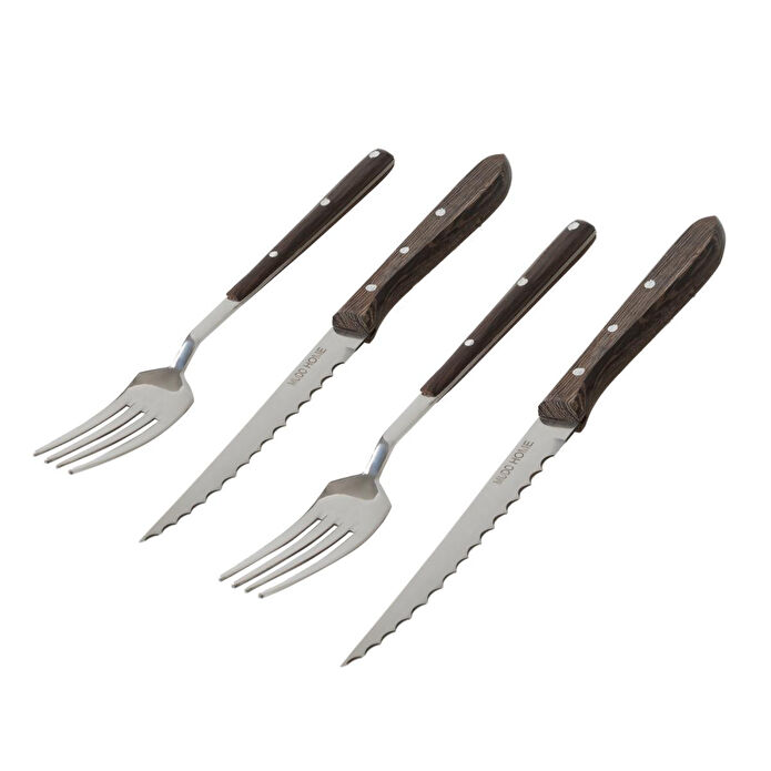 Mudo Home Steak Biçak & Çatal  seti̇ 2li̇