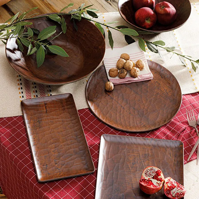 Mudo Home Wood Touch Kare Sunum 26cm