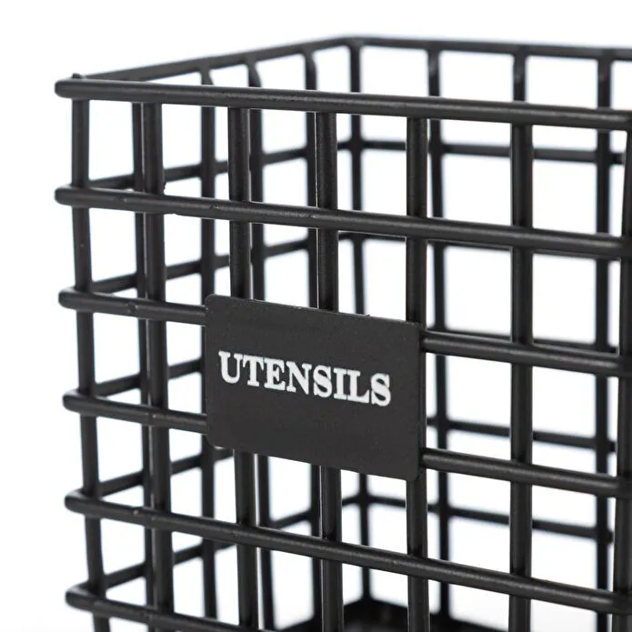 Mudo Home Black Metal Kaşiklik