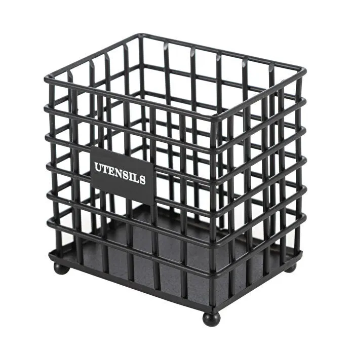 Mudo Home Black Metal Kaşiklik