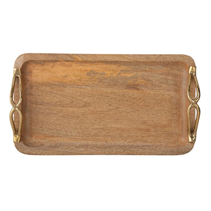 Mudo Home Grove Dekorati̇f Tepsi̇ 43 X 22 Cm