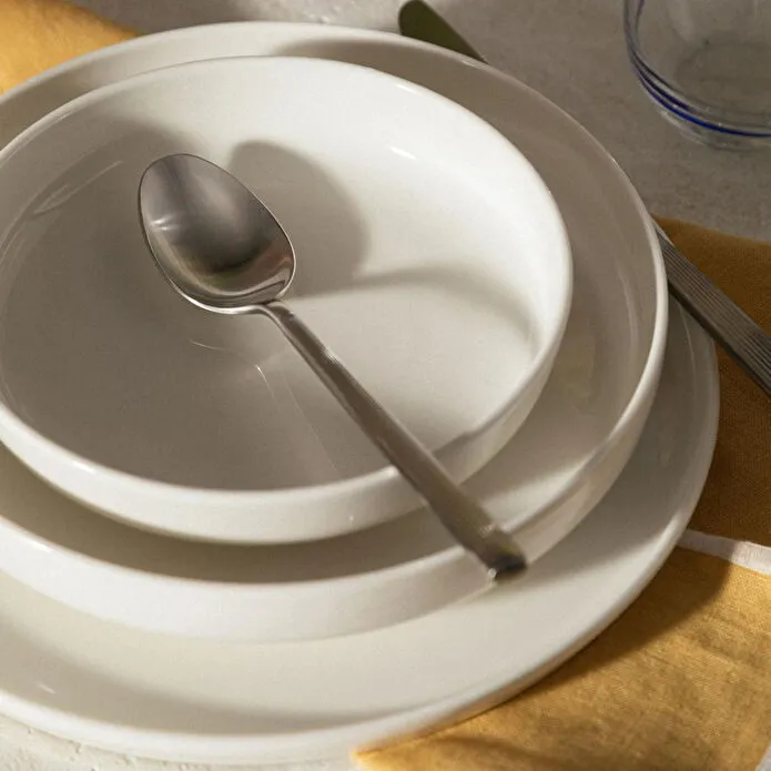 Mudo Home Ephesus White Çukur Tabak 22cm