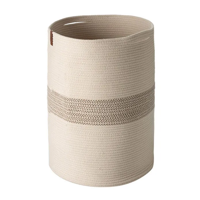 Mudo Home Venus Çamaşir Sepeti̇ Bej Ekru 35x35x45