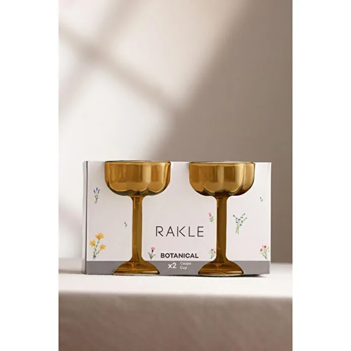 Rakle Botanical 2'li Cup Dondurmalık Seti Hardal 210 Cc