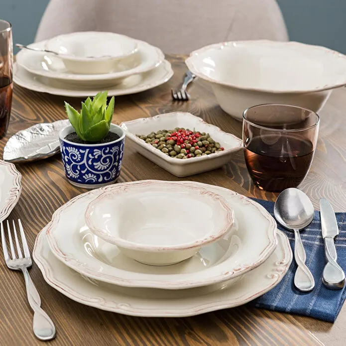 Mudo Home Ekru 6 Li Kase Seti̇ -15cm