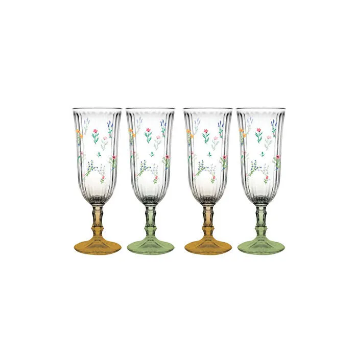 Rakle Botanical 4'lü Kahve Yanı Bardağı Seti 120 Cc