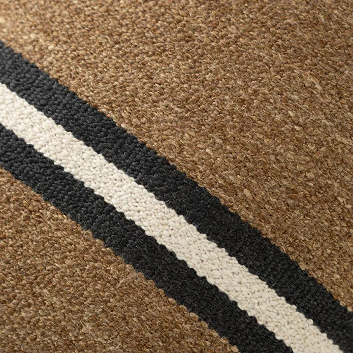 Mudo Home Elisa Çi̇zgi̇li̇ Kirlent Kahve 35x55