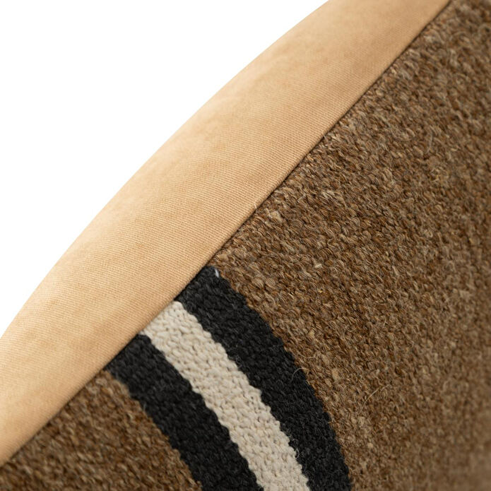 Mudo Home Elisa Çi̇zgi̇li̇ Kirlent Kahve 35x55