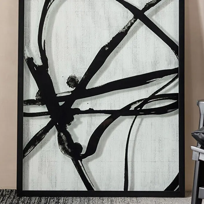 Mudo Home Scracth Çerçeveli̇ Cam Baski Pano 77x102 Cm