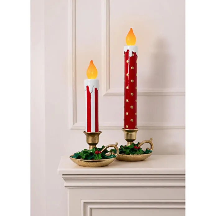 The Mia Dekoratif Led Işıklı Mum 18x17x38 Cm