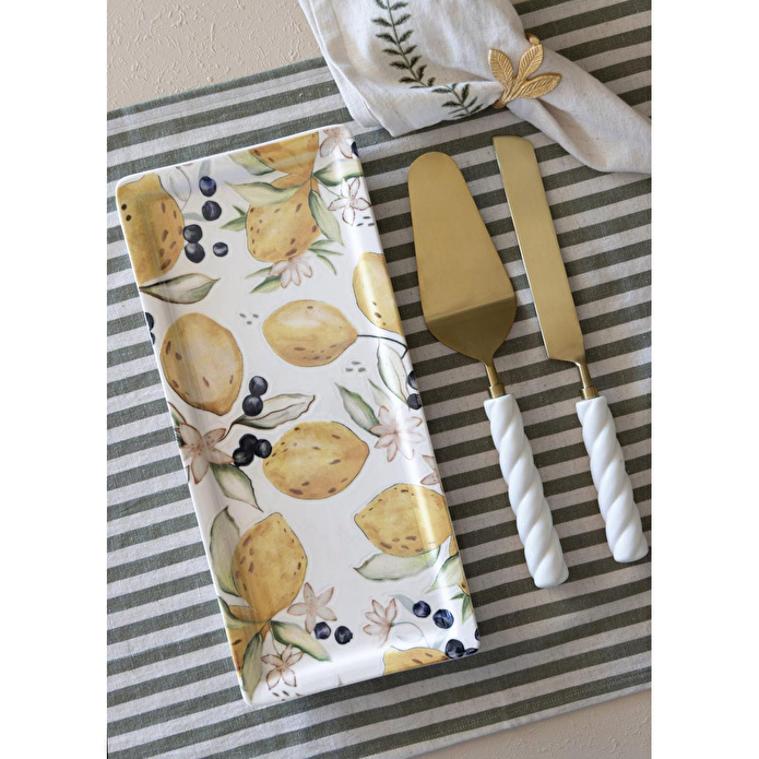 The Mia Limoncello Dikdörtgen Servis 35x16 Cm Lmn021