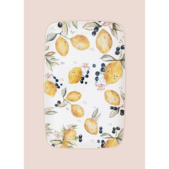 The Mia Limoncello Dikdörtgen Servis 35x16 Cm Lmn021